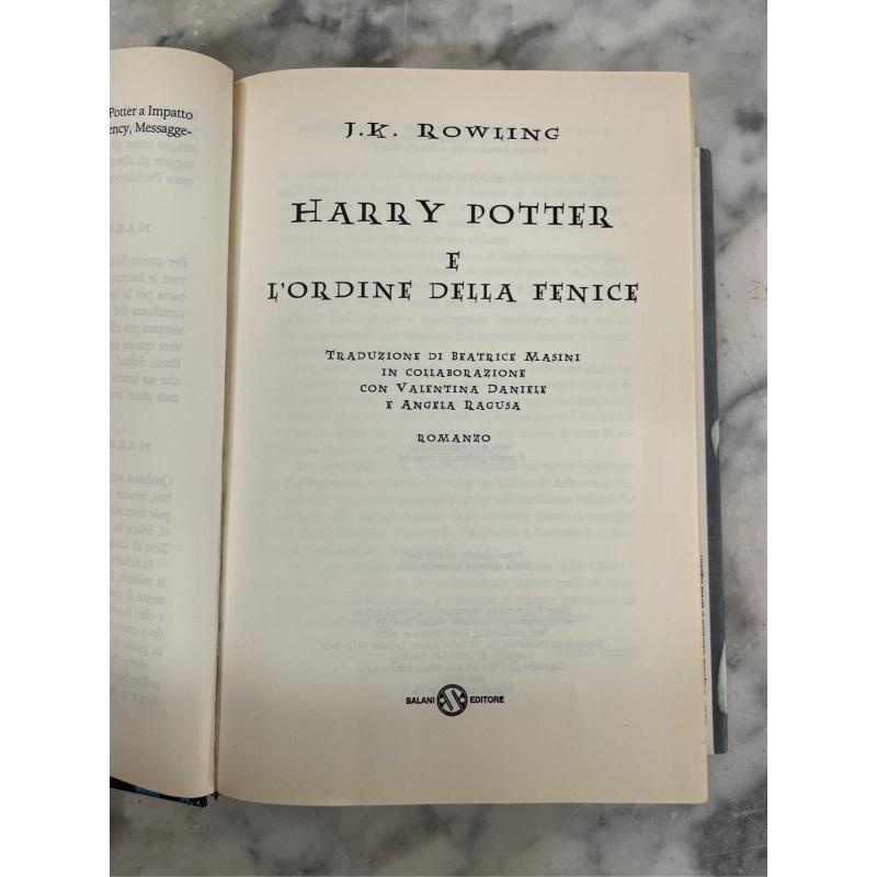 HARRY POTTER E L'ORDINE DELLA FENICE