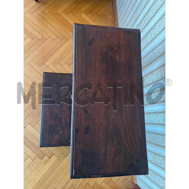 INGINOCCHIATOIO LASTRONATO IN NOCE STILE LUIGI XIV | Mercatino dell'Usato Gallarate 4