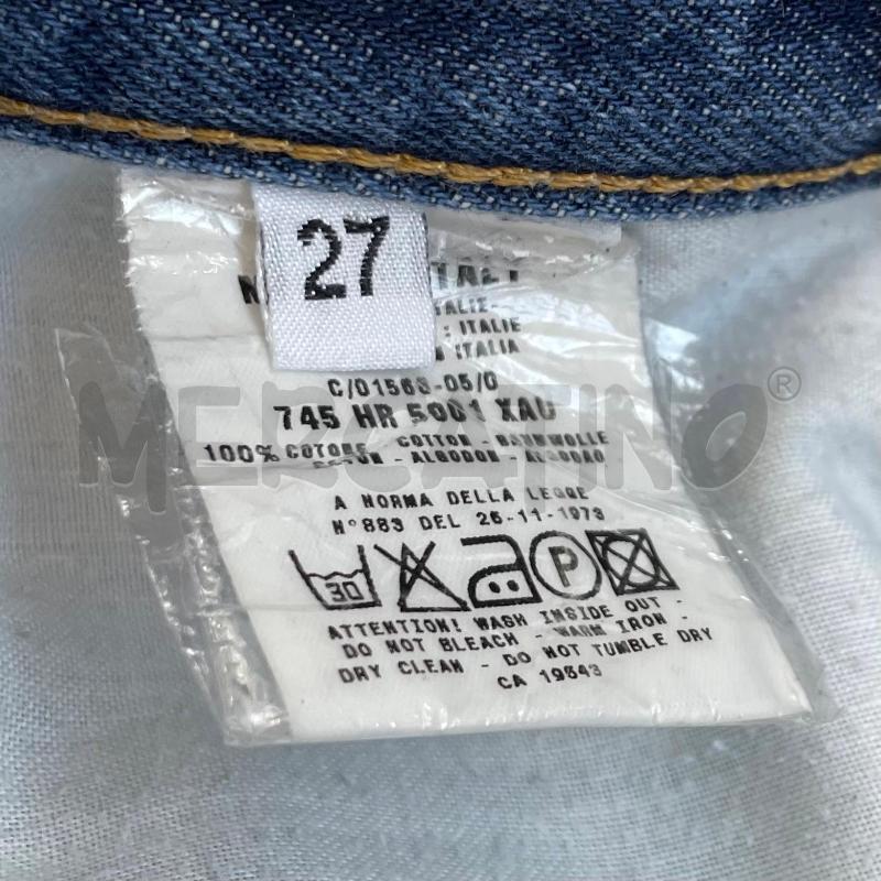 JEANS D HELMUT LANG STRAIGHT STRAPPI SUL FONDO  | Mercatino dell'Usato Gallarate 4