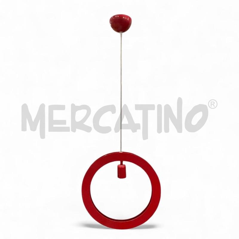LAMPADARIO 900 ROSSO STILE CUPOLA | Mercatino dell'Usato Gallarate 1