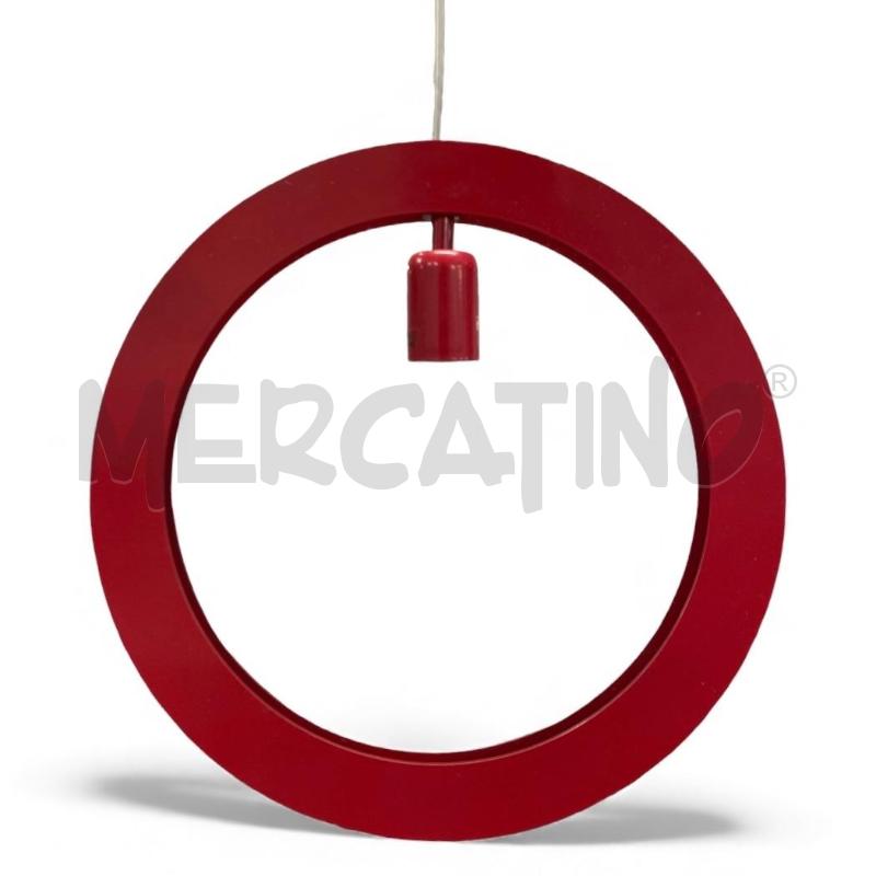 LAMPADARIO 900 ROSSO STILE CUPOLA | Mercatino dell'Usato Gallarate 2