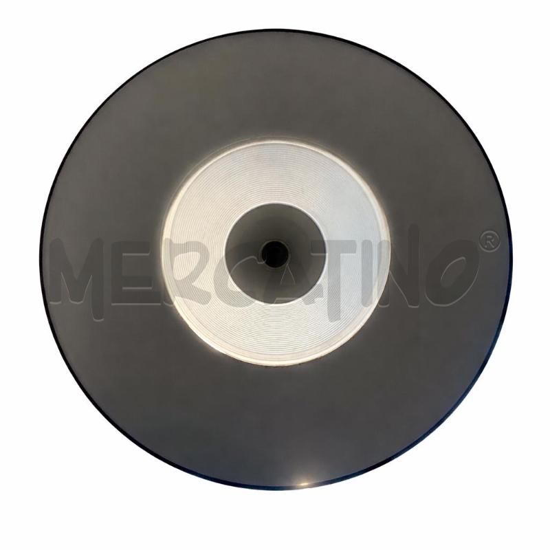 LAMPADARIO F.FABBIAN ANNI 80 DISCO NERO | Mercatino dell'Usato Gallarate 3