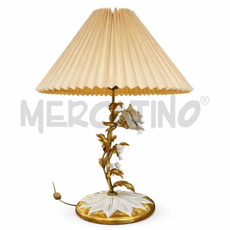 LAMPADA CAPODIMONTE FIORI | Mercatino dell'Usato Gallarate 2