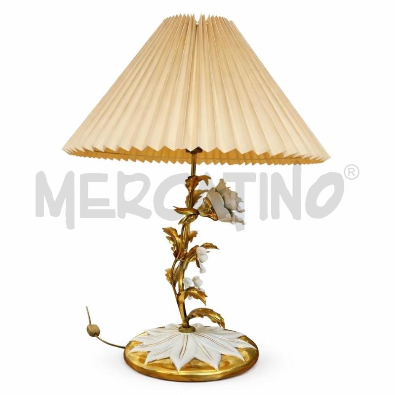 LAMPADA CAPODIMONTE FIORI | Mercatino dell'Usato Gallarate 3
