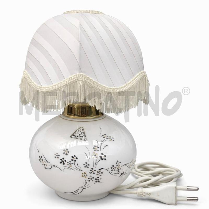 LAMPADA GLASS MURANO BIANCA FIORELLINI | Mercatino dell'Usato Gallarate 1