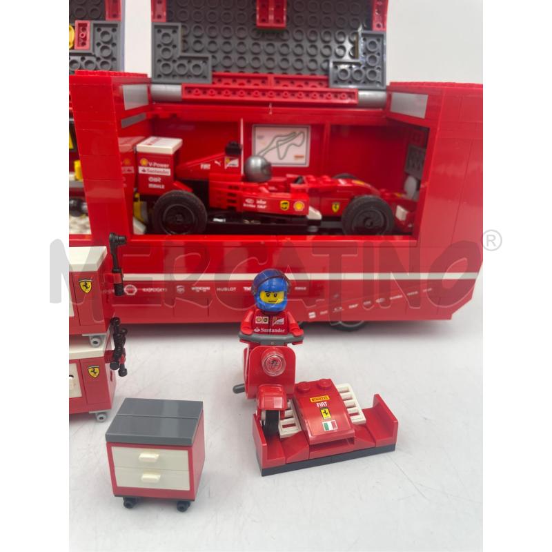 LEGO CAMION FERRARI COMPLETA DI AUTO E PERONAGGI | Mercatino dell'Usato Gallarate 2