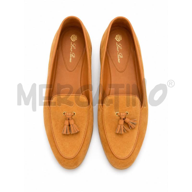 MOCASSINI DONNA LORO PIANA NM37 SCAMOSCIATE | Mercatino dell'Usato Gallarate 1