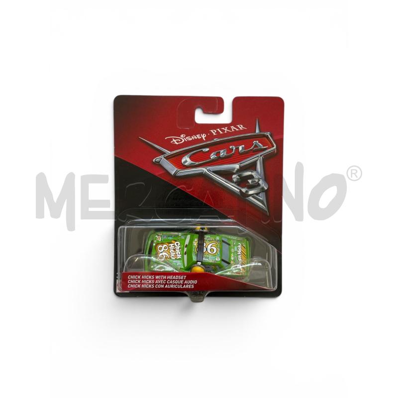 MODELLINO CHICK HICKS CON CUFFIE CARS 3 MATTEL DXV48 | Mercatino dell'Usato Gallarate 1