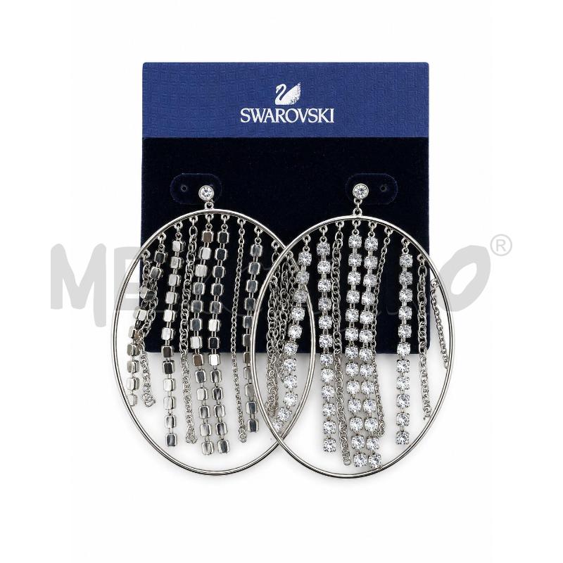 ORECCHINI SWAROVSKI CERCHIO PENDENTI  | Mercatino dell'Usato Gallarate 1