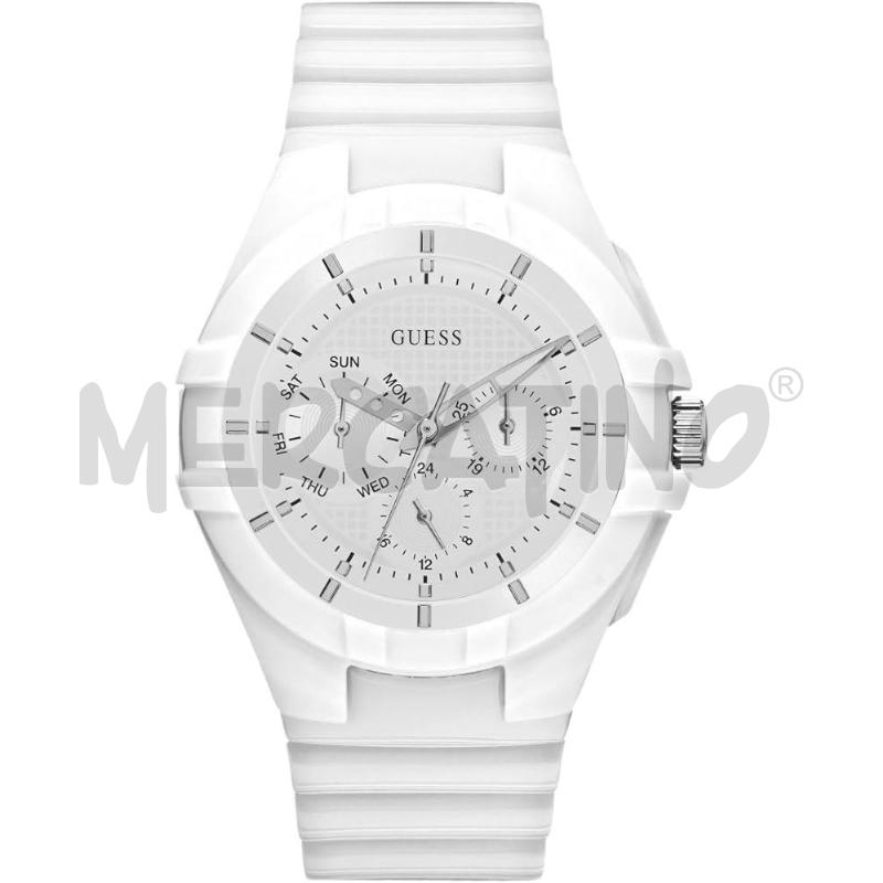 OROLOGIO DA POLSO GUESS BIANCO GOMMA  | Mercatino dell'Usato Gallarate 1