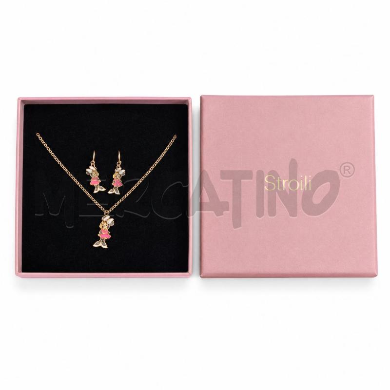 PARURE STROILI MINNIE COLLANA + ORECCHINI | Mercatino dell'Usato Gallarate 1