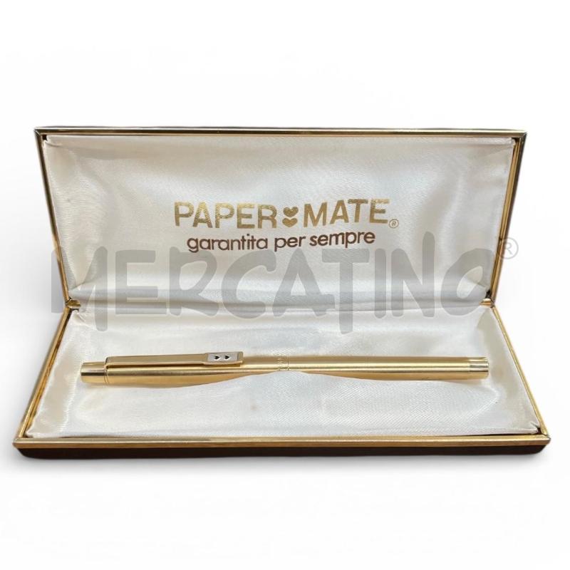 PENNA A SFERA PAPER MATE DORATA CON CUORI | Mercatino dell'Usato Gallarate 1