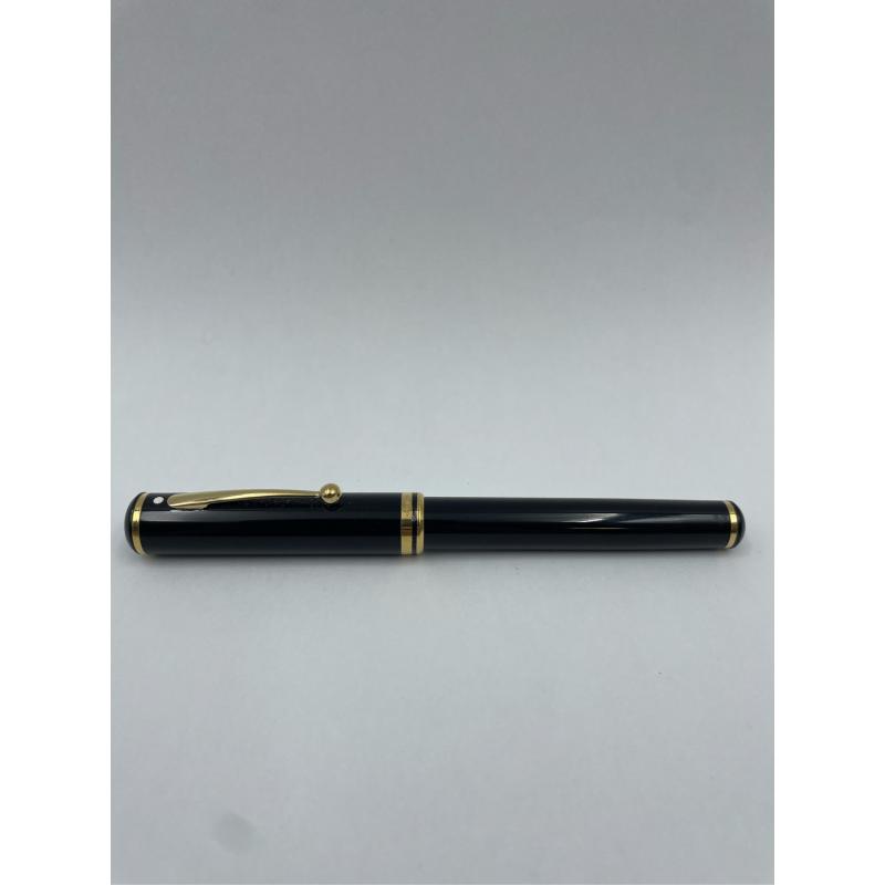 Penna stilografica sheaffer's nera bordino oro