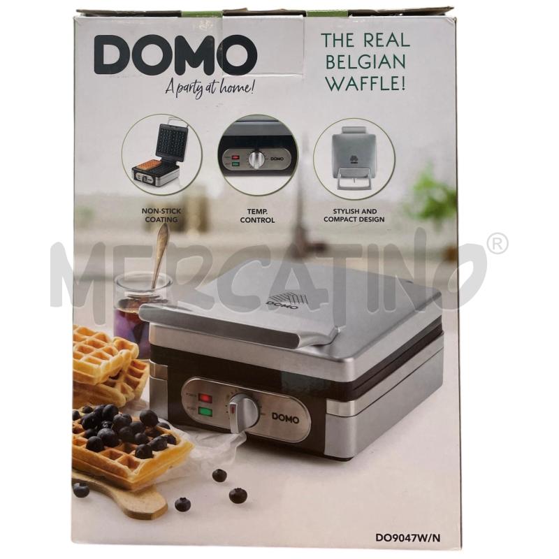 PIASTRA ELETTRICA PER WAFFLE DOMO | Mercatino dell'Usato Gallarate 1