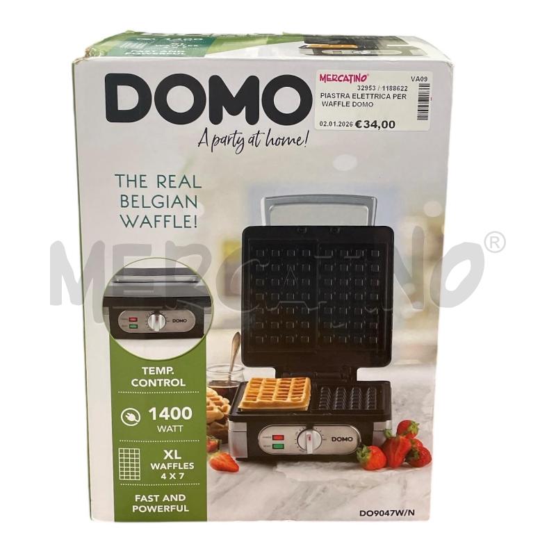 PIASTRA ELETTRICA PER WAFFLE DOMO | Mercatino dell'Usato Gallarate 2