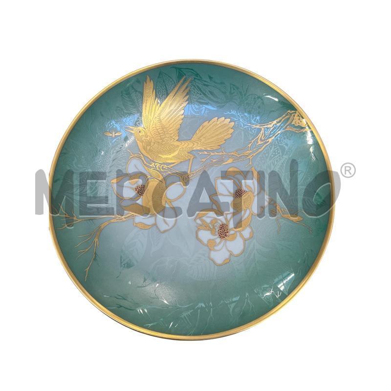 PIATTO DECORATIVO CON SUPPORTO HEINRICH E.COMOLLA | Mercatino dell'Usato Gallarate 1