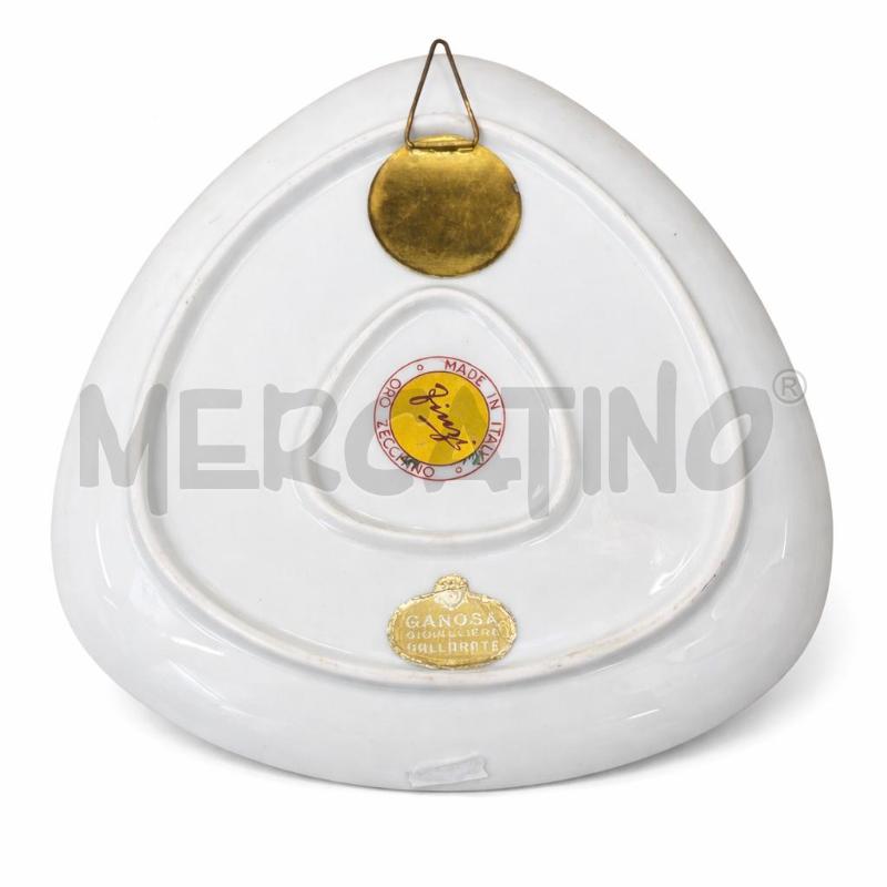 PIATTO IN PORCELLANA ORO ZECCHINO GANOSA  | Mercatino dell'Usato Gallarate 2