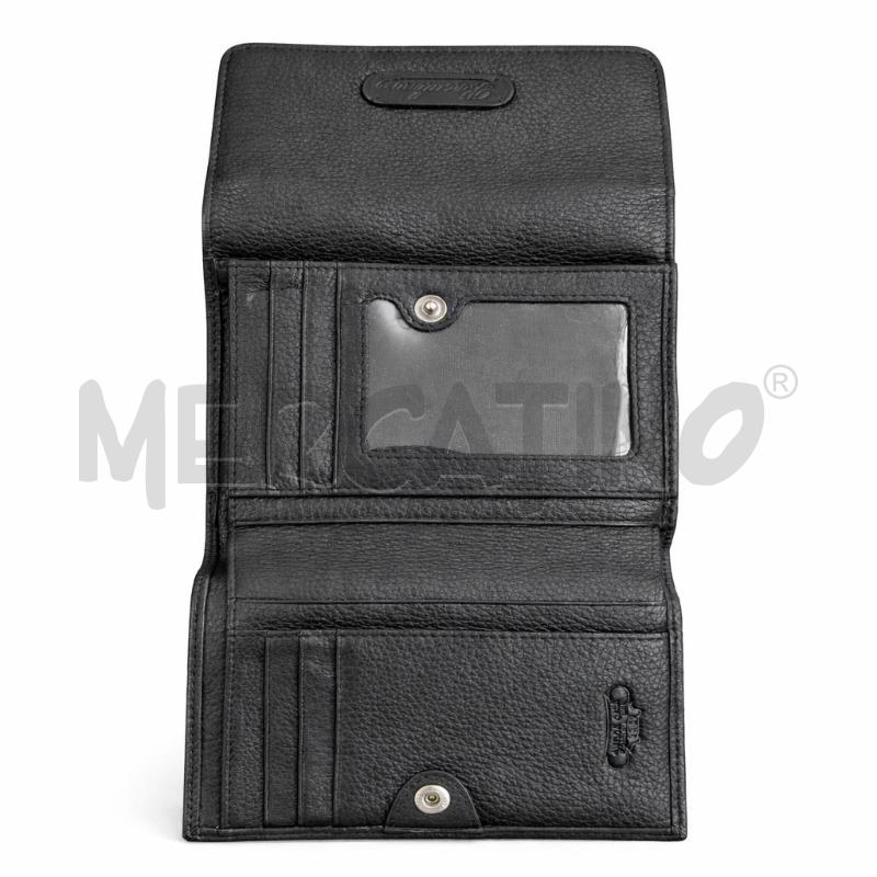 PORTA FOGLIO BORSALINO PELLE NERO | Mercatino dell'Usato Gallarate 2