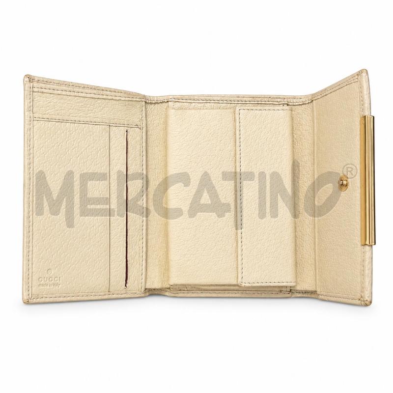 PORTA FOGLIO GUCCI TELA E BIANCO  | Mercatino dell'Usato Gallarate 3