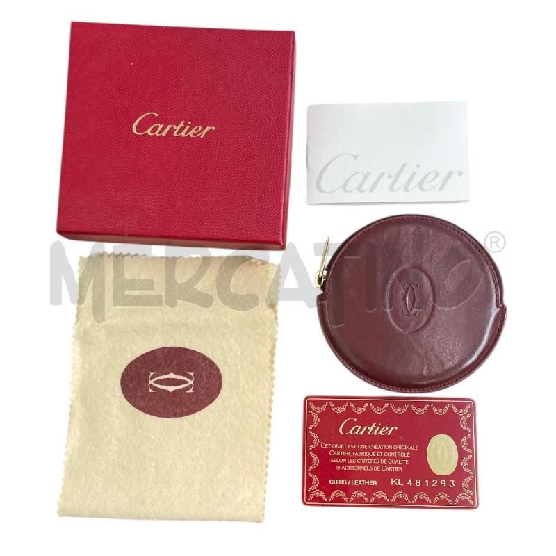 PORTA MONETE CARTIER ROSSO  | Mercatino dell'Usato Gallarate 1