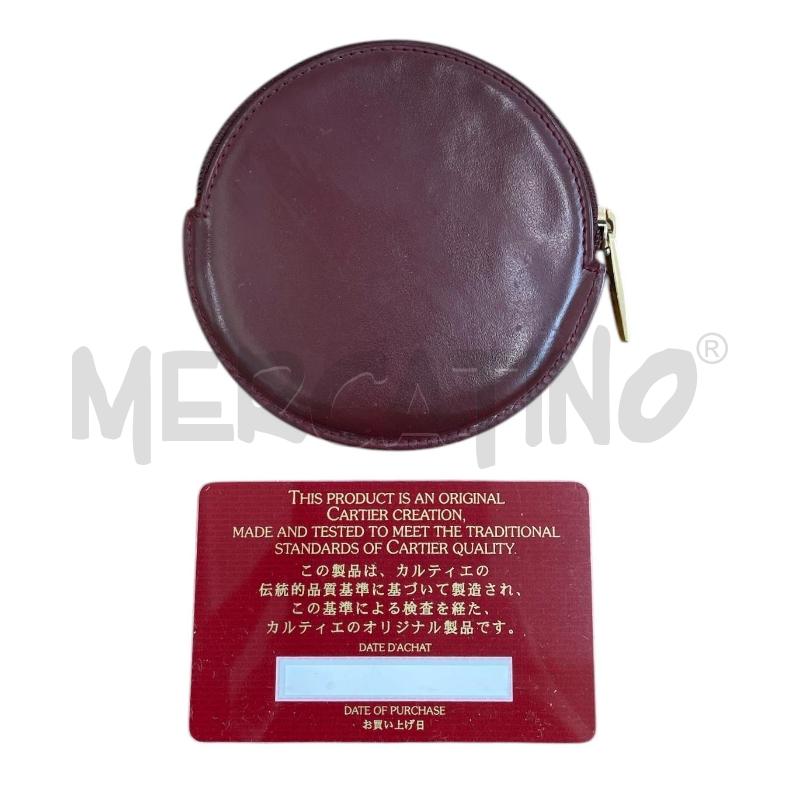 PORTA MONETE CARTIER ROSSO  | Mercatino dell'Usato Gallarate 3
