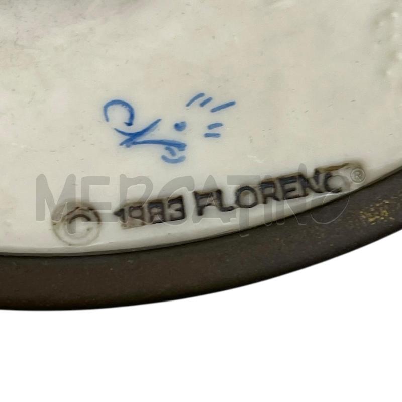 QUADRETTO CERAMICA CAPODIMONTE G. ARMANI BIMBI CON CARRIOLA | Mercatino dell'Usato Gallarate 4