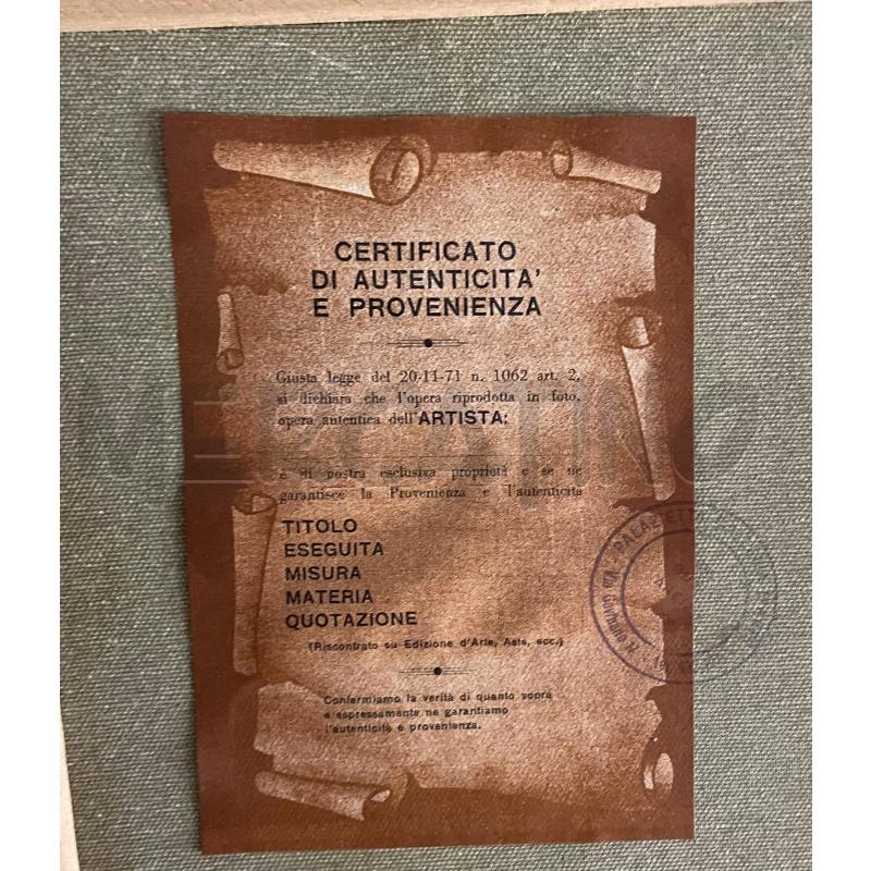 QUADRO ALDO PIRONTI META DEL 900 LAGHETTO  | Mercatino dell'Usato Gallarate 4