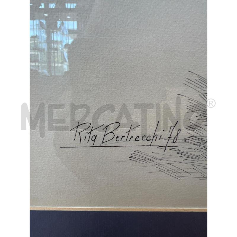 QUADRO CHINA SU CARTA VOLTO FEMMINILE RITA BERTRECCHI | Mercatino dell'Usato Gallarate 2