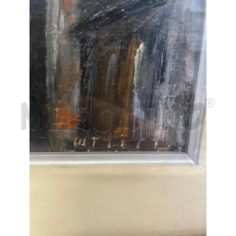 QUADRO GIULIO PITZETT 30X40 CM CHIESA IN CITTÀ | Mercatino dell'Usato Gallarate 2