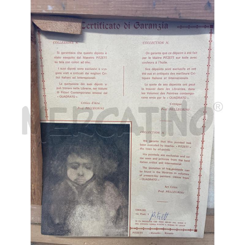 QUADRO GIULIO PITZETT 30X40 CM CHIESA IN CITTÀ | Mercatino dell'Usato Gallarate 3