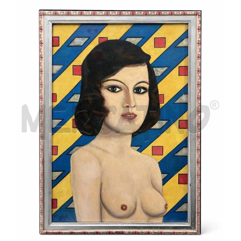QUADRO M.BESTETTI RAFFIGURANTE DONNA  | Mercatino dell'Usato Gallarate 1