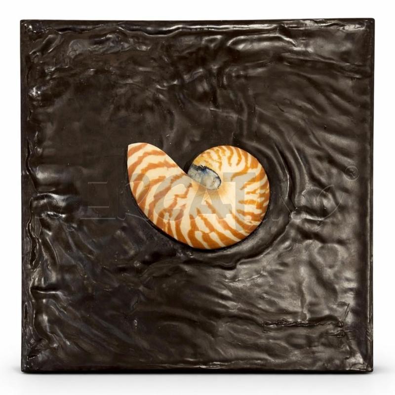 QUADRO MODELLO IN CERA CON CONCHIGLIA WAXWALL  | Mercatino dell'Usato Gallarate 1