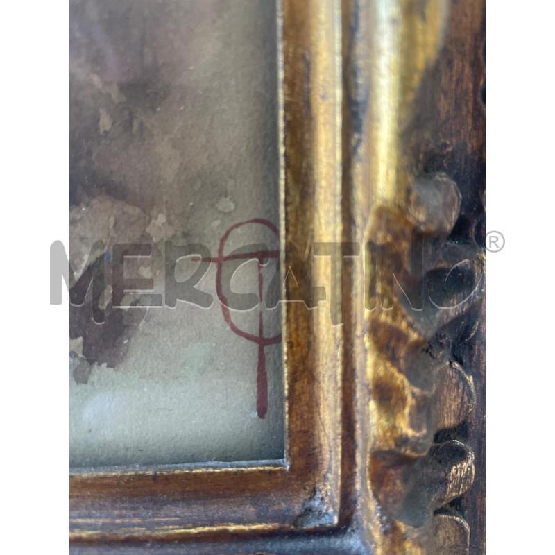 QUADRO OLIO SU TELA TRANQUILLO CREMONA RAGAZZO SU SEDIA | Mercatino dell'Usato Gallarate 2