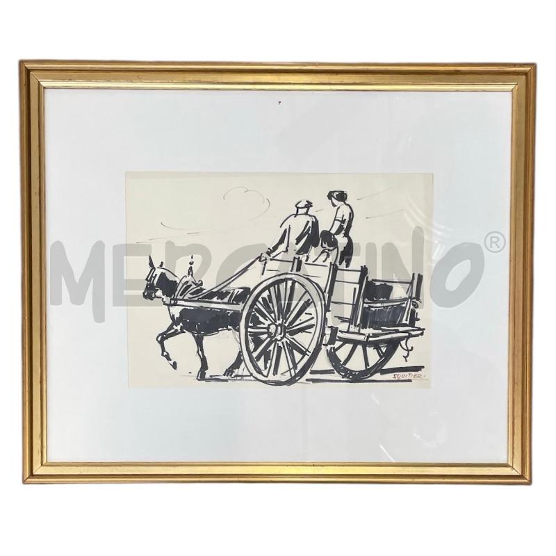 QUADRO SQUITIERI CARROZZA A PENNARELLO | Mercatino dell'Usato Gallarate 1
