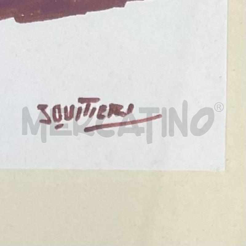 QUADRO SQUITIERI DONNA CHE STENDE I PANNI PENNARELLO | Mercatino dell'Usato Gallarate 3