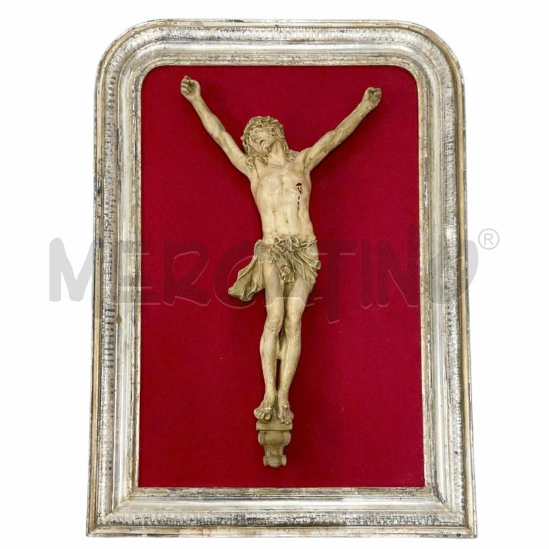 QUADRO TAVOLA CROCEFISSO 65X33,5 CM IN GESSO | Mercatino dell'Usato Gallarate 1