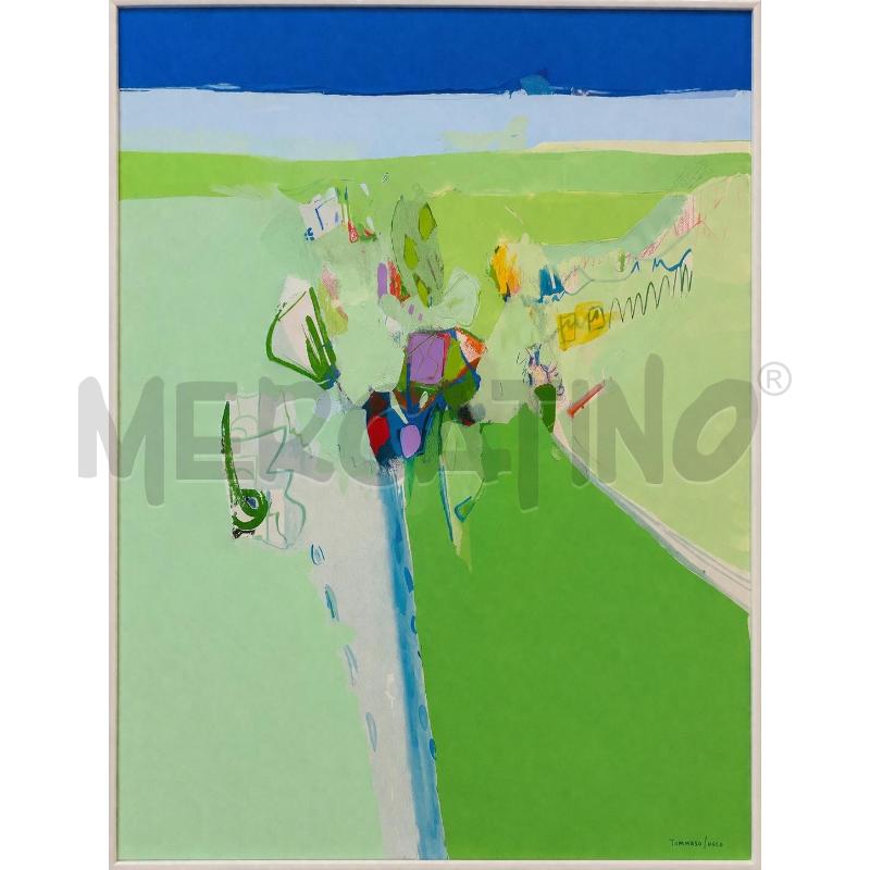QUADRO WALTER GASPERONI PAESAGGIO 1973 - MISURA TELA 70X60 CM  | Mercatino dell'Usato Gallarate 3