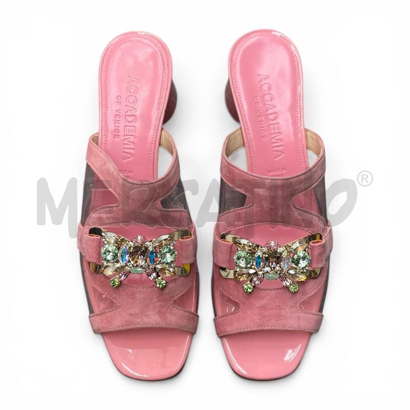 SANDALI D NM 37 ROSA STRASS ACCADEMIA OF VENICE  | Mercatino dell'Usato Gallarate 4