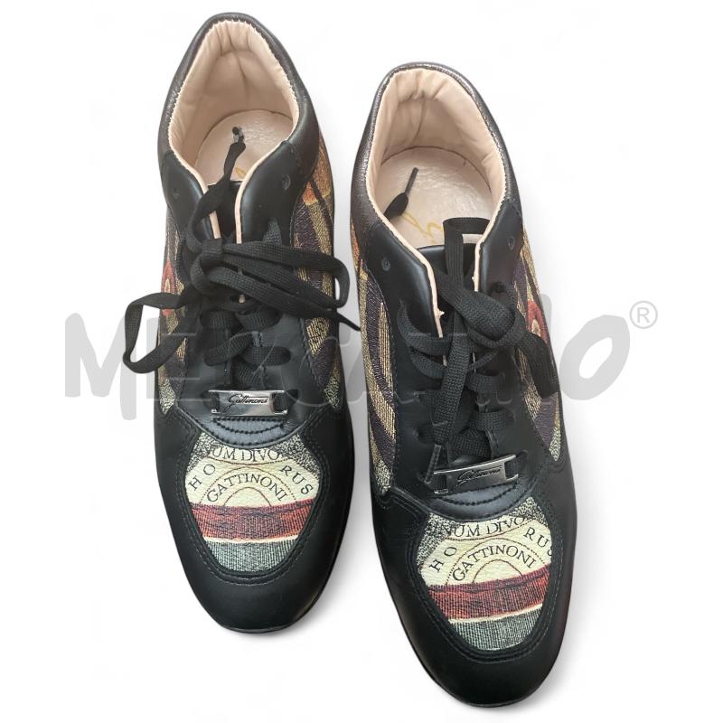 SCARPE D GATTINONI NERO FANT NM 36  | Mercatino dell'Usato Gallarate 1