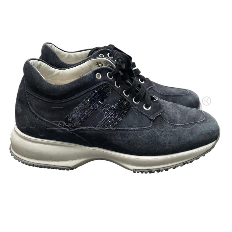 SCARPE D HOAGN BLU NM 35 BLU PAILLETTES  | Mercatino dell'Usato Gallarate 1
