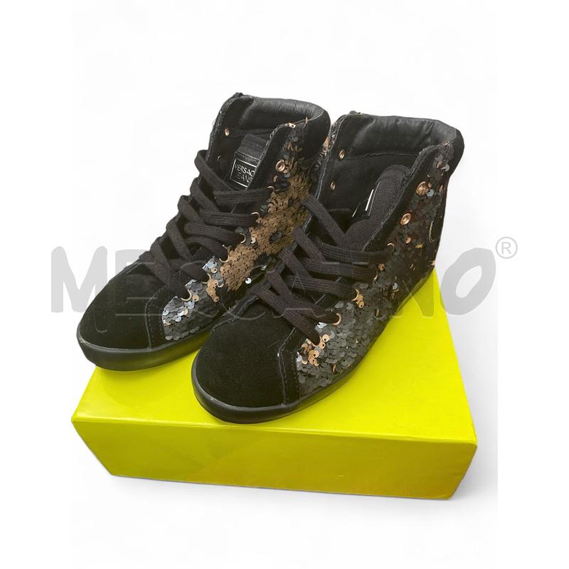 SCARPE D NERE PAILLETTES NM 37  | Mercatino dell'Usato Gallarate 1