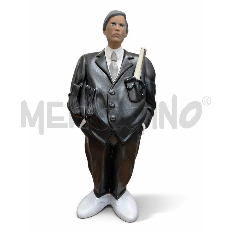 SCULTURA IN CERAMICA UOMO D'AFFARI | Mercatino dell'Usato Gallarate 1