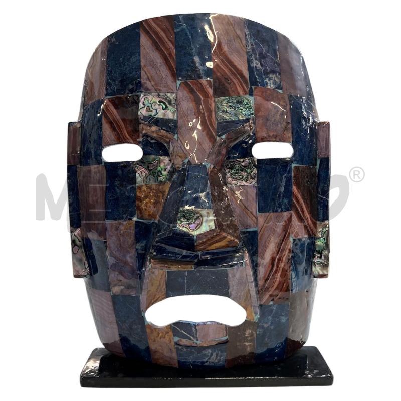 SCULTURA MASCHERA A MOSAICO PIETRE SEMIPREZIOSE | Mercatino dell'Usato Gallarate 1