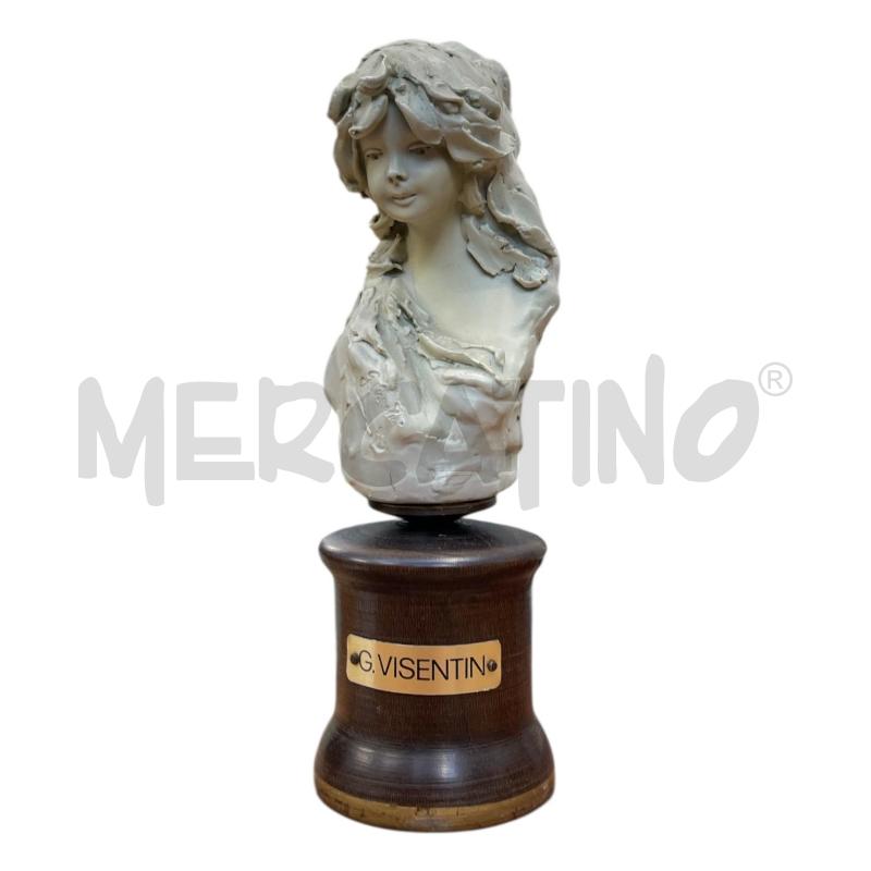 SCULTURA VOLTO FEMMINILE G. VISENTIN | Mercatino dell'Usato Gallarate 1