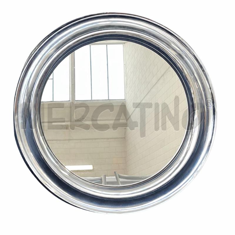 SPECCHIO TONDO CORNICE CROMATA | Mercatino dell'Usato Gallarate 1
