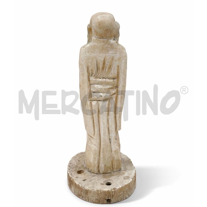 STATUETTA IN PIETRA MONACO CINESE | Mercatino dell'Usato Gallarate 3
