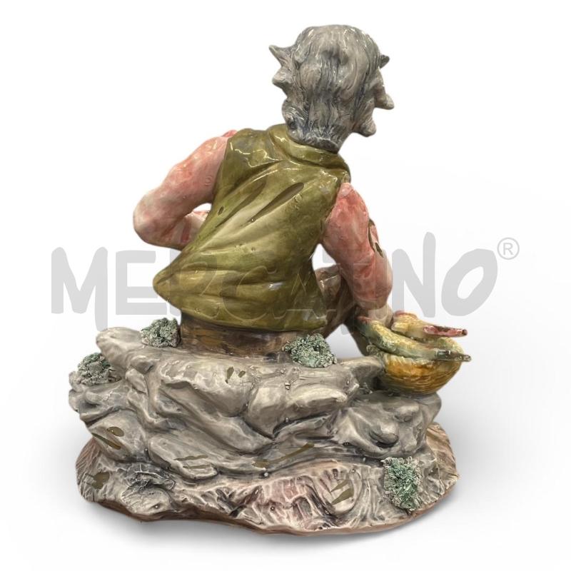 STATUETTA VECCHIO PESCATORE BASSANO  | Mercatino dell'Usato Gallarate 2