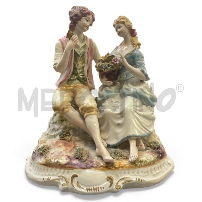 STATUINA COPPIA DI AMANTI CAPODIMONTE | Mercatino dell'Usato Gallarate 1