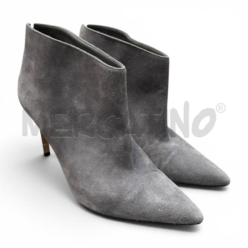 STIVALETTI D GIANVITO ROSSI NM 37 GRIGIO SCAMOSCIATI  | Mercatino dell'Usato Gallarate 2
