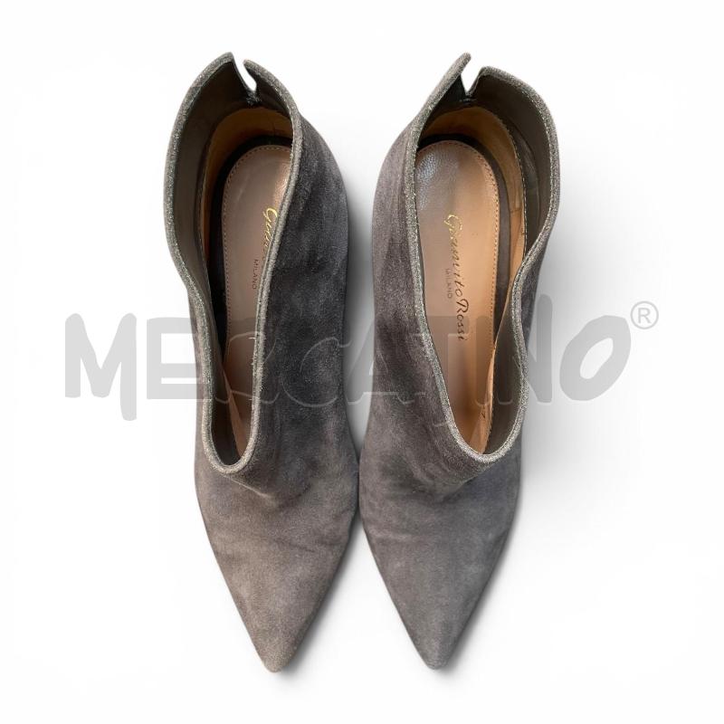 STIVALETTI D GIANVITO ROSSI NM 37 GRIGIO SCAMOSCIATI  | Mercatino dell'Usato Gallarate 4